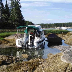 Truly aground
