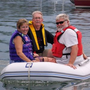 Taking the fast boat to the Blue Hill town dock.