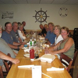 Dinner at Fisherman's Friend in Stonington