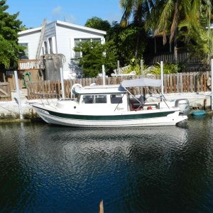 Geiger Key, FL, canal front rental house.