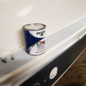 Pettit 3108 Hatteras off white compared to a c-dory