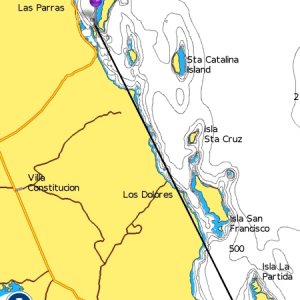 We are looking ahead the next few days for a weather window to start back north to Puerto Escondido 

I am putting up some Navionics screen shots of some of our favorite anchorages between Loreto and La Paz.