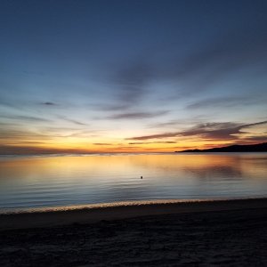 Gonzaga bay dawn, last day in Mexico.