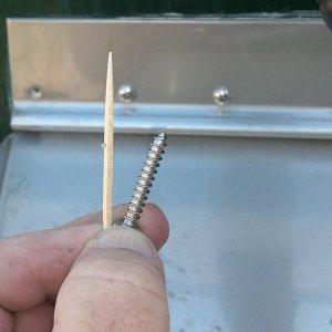 No doubt they drilled that hole too deep