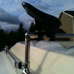 Taylor Made flagpole rail sockets from ebay