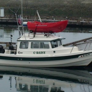 Boat carrying a ship!