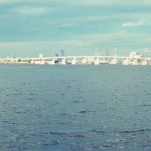 Campostella Bridge , NFLK - from NFLK Harbor