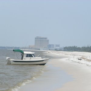 Beau Rivage in the background
