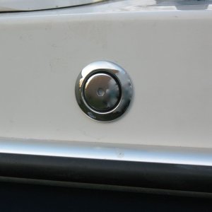 New vent set in place in new hole.