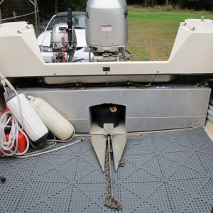 56 gallon single fuel tank (from another C-Dory, not mine).