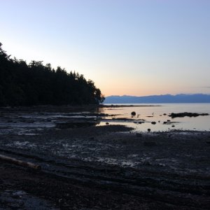 A calm evening on the Strait of Georgia