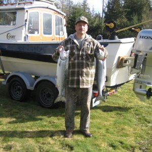 Media 'Blackmouth 02-23-08' in album 'C-Lou with 150 lbs. of halibut.'