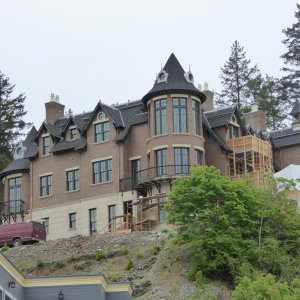 New castle up on the hill