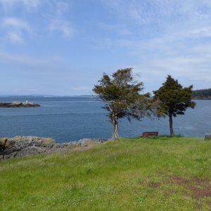 View looking northwest from the county park
