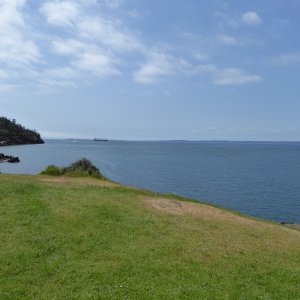 View looking south from the county park
