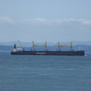 A passing ship