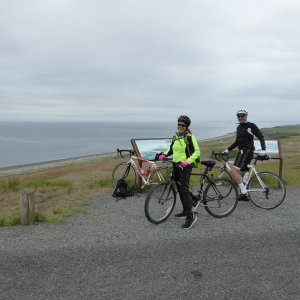Friday morning I was roped into riding the island again, this time Clockwise, and with company, Margarett and Brock