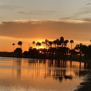 After this awesome sunset on the upper St.Johns south of  Sanford.....
