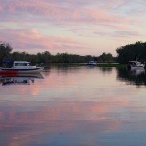 Evening falls