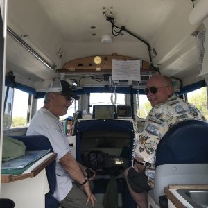 Colby and Doug on Midnight Flyer (Doug use to have Shesayno, and was active on the Mississippi River