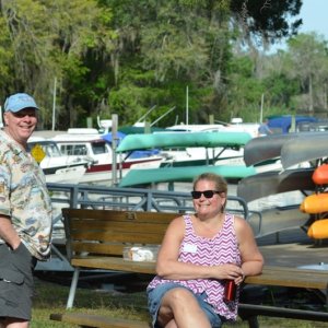 Colby and Rosanne enjoying Hontoon