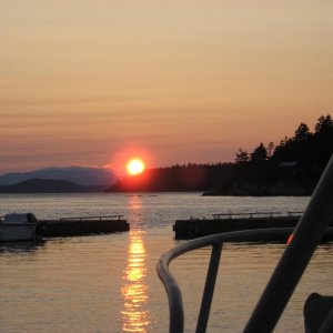 Lund sunset