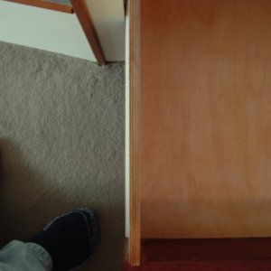 View of the top drawer interior (19 1/4 W by 18" D).
