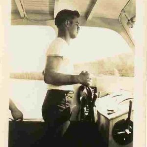 Media '(Knotty C) Donald D. Gonser (My Dad), Skipper of Coast Guard 50 footer, CG-50076, WWII, in SE Alaska waters.' in album 'Veterans Day, 2005'