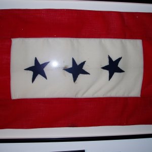 Media '(Robbi) This is the flag that hung in my husbands grandmothers home during WW1 honoring her 3 sons at war. My great grandparents had one with 4 stars. All 7 made it home. Thanks to all.' in album 'Veterans Day, 2005'