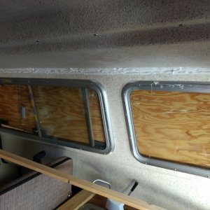 Wiped with acetone and 3M 5200 applied.