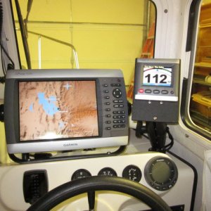 Replaced the Garmin 3210 with a 4210 so I could use the Nmea 2000 connections for the autopilot.