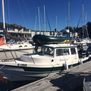 proudly rigged with $100 Canadian Tire dinghy