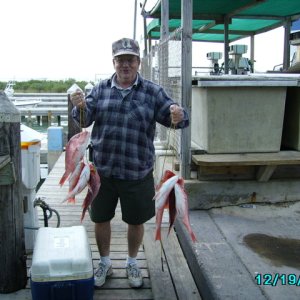 Red Snapper Caught - Dec 19, 2006 Near Port Isabel, Texas