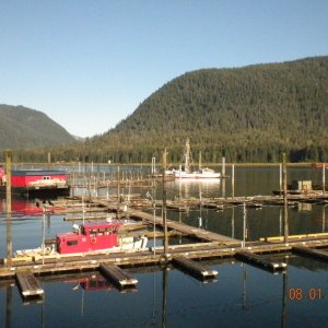 Old north Harbor being disassembled - August 2013.