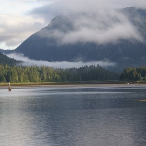 Petersburg, Mouth of Petersburg Creek at the Wrangell Narrows