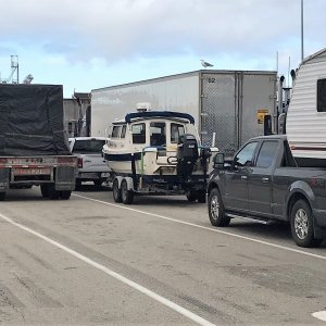 In line for the ferry