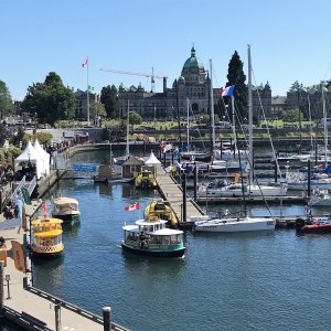 Victoria harbour downtown
