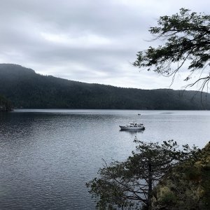 Teakerne Arm, view from Cassel Lake Falls