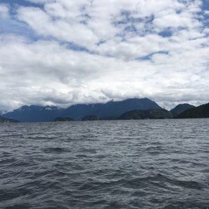 Confused water in Desolation Sound