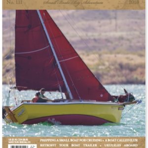 Small Craft Advisor May/June 2018 Cover, with feature on 16's including Lil'C