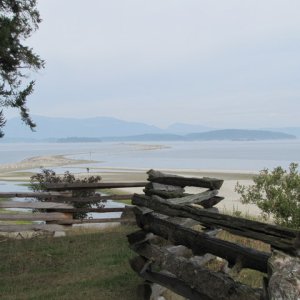 Overlooking Sidney Spit, Sidney Island