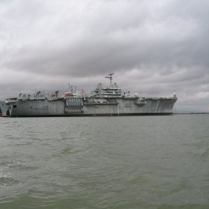 Media '(TOPKICK) Aircraft Carrier New Orlenas in mothballs' in album '(TOPKICK) Octoberfest 2004 at Benicia, Ca'