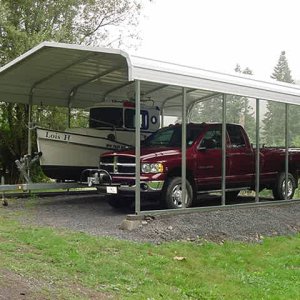 Boat shed built by contractor