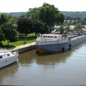 Day Peckinpaugh docked at Waterford