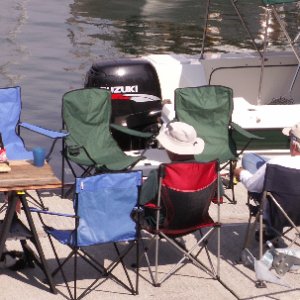 Brats on the Dock at Langley 2 6-13-09