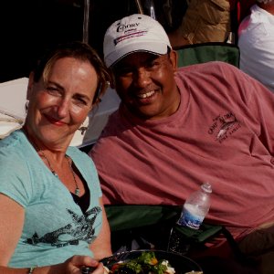 Peter and Caryn at Langley 6-13-09