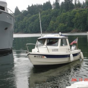 LIZZIE exiting from Langley