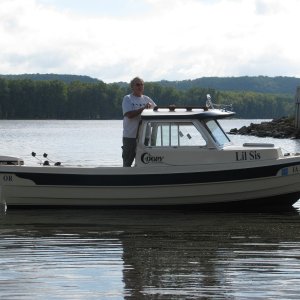 Ron entering marina