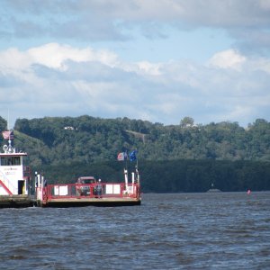 Ferry crossing Mississippi