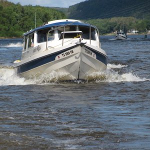 Heading down river